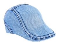 Zacharias Men's Cotton Denim Beret Golf Ascot Cap A-17 (Blue_Free Size) (Pack of 1)