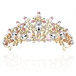 Tiaras Crowns for Women, Crystal Tiaras for Girls Birthday Tiaras for Adults Princess Costume Crowns for Women Bridal Headbands Bridal Wedding Headwear Handmade Bridal Hair Accessories