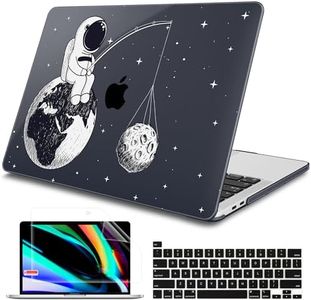 Tuiklol for 2022 MacBook Pro 13 inch M2 Clip, 2021 2020 Release M1 A2338 A2289 A2251, Plastic Hard Shell Case & Keyboard Cover Compatible Newest MacBook Pro 13'' with Touch Bar, Astronaut