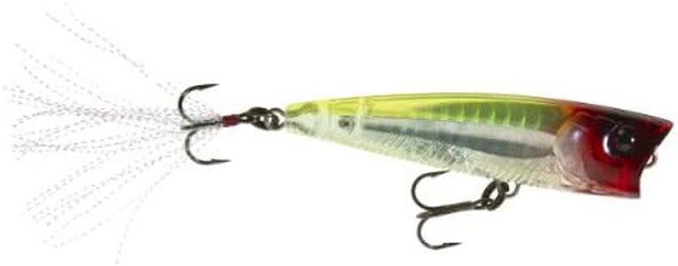 Yo-Zuri 3DB Popper Floating Lure, Prism Crown, 3-Inch