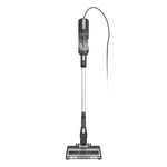 Shark HS152AMZ, Ultralight Plus Corded Stick, Swivel Steering, LED Headlights, Removable Dust Cup, Precision Hand Vacuum, and 2 Pet Tools, for All Floors, Lavender, Black