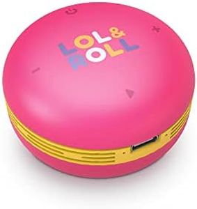 Energy Sistem LOL&Roll Pop Kids Speaker (Portable Speaker for Kids, Wireless Bluetooth® 5.0 Technology, Music Share, Volume Control, 5 W) - Pink