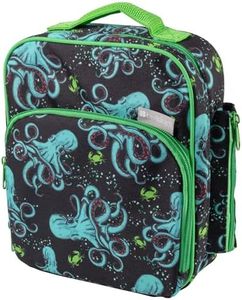 Premium Insulated Lunch Box for Boys- Built to Last w Solid Metal Frame & Superior Hot/Cold Retention- Heavy-Duty Zippers & Tear-Resistant Waterproof Fabric, Kids Tote w Bottle Holder & Snack Pocket