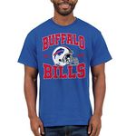 Junk Food Clothing x NFL - Team Helmet - Short Sleeve Fan Shirt for Men and Women - Officially Licensed NFL Apparel - Grey