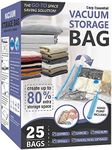 25 Pack Space Saver Bags (5 Jumbo/5