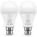 LOHAS-LED B22 LED Bulbs 150W Equivalent, 17W LED Bayonet Light, Cool White 6000K, Super Bright 1600Lm, Non-Dimmable, Energy Saving Light Bulbs, 2 Pack