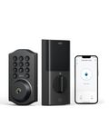 Anker eufy Smart Lock C30, Keyless Entry Door Lock, Built-in WiFi Keypad Deadbolt for Front Door, No Bridge Required, Easy Installation, Reliable Power, Traditional, Black, Previcpusly, eufy Security