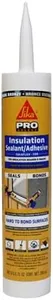 Sikaflex Insulation Sealant & Adhesive, Dark Bronze, Flashing Sealant, Bonds to Most Insulation Boards and Wraps, 9 fl.oz. Cartridge