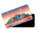 dhcrafts Rectangular Rubber Fridge Magnet/Magnetic Card Multicolor United States, Utah Salt Lake City Design Pack of 1 (8.6cm x 5.4cm)