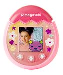 TAMAGOTCHI 42901 Bandai Pix The Next Generation of Virtual Reality Pet with Camera, Games and Collectable Characters-Floral, Pink