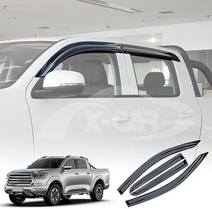 X-CAR Weather Shield Weathershields Car Window Visor Compatible with GWM UTE Cannon 2021-2025
