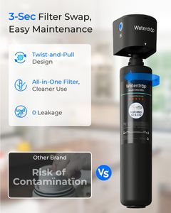 Waterdrop Under Sink Water Filter – 15UA, High Capacity Filtration