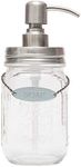 Mason Jar Soap Dispenser (Brushed Nickel)