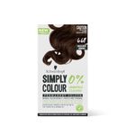 Schwarzkopf Simply Colour Permanent Hair Colour Gentle On Scalp, Upto 100% Grey Coverage, Dermatologist Tested Long-Lasting Nourishing Formula With Argan Oil, PPD & PTD Free 6.68 hazelnut brown142.5ml