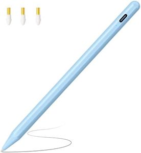 Stylus Pen for iPad (2018-2025) with Fast Charging & Palm Rejection, Pencil for Apple iPad 11th A16/10/9/8/7/6th, Pro 11“13”M4/12.9 inch, Air 11/13 inch M3 2025&M2 2024/5/4/3rd, Mini A17 Pro/6/5th