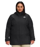 THE NORTH FACE Women's Antora Parka (Standard and Plus Size), TNF Black, 1X