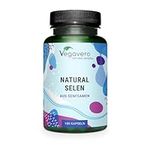 Vegavero Selenium 100mcg | 100% Natural from Mustard Seeds | Yeast-Free | 180 Vegan Capsules