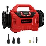 Cordless Tire Inflator for Milwaukee 18V Battery, MaxMore Upgraded 160 PSI High Pressure Portable Air Compressor with Digital Gauge, Auto Shut Off, LED Light for Ball, Tire, Swim Toys (NO Battery)