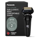 Panasonic ESLS8A Luxury 6-Blade Waterproof Electric Shaver for Men, Black