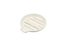 KitchenCraft KCCCSR Classic Collection Vintage-Style Ceramic Cooking Spoon Rest - Cream, 13 x 11.5 x 1.8 cm