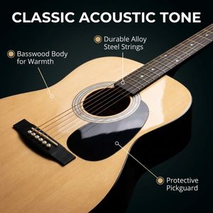 Martin Smith Acoustic Guitar Kit – Beginner Set with Accessories
