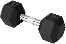 Yes4All Cast Iron - Chrome Grip Hex Dumbbell - 20 lbs - Single