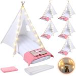 Windyun 6 Pack Kids Teepee Tent for