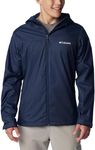 Columbia Men's Waterproof Rain Jacket, Collegiate Navy, L