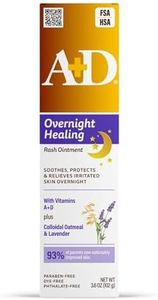A+D Overnight Healing Diaper Rash Ointment - Soothes, Protects & Relieves Diaper Rash Overnight with Lavender & Colloidal Oatmeal - Healing Ointment for Red, Itchy, Irritated Skin - 3.6oz