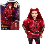 Mattel Disney Descendants 4: The Rise of Red Fashion Doll & Accessory – Red, Daughter of Queen of Hearts with Movie-Inspired Clothes & Pocket Watch