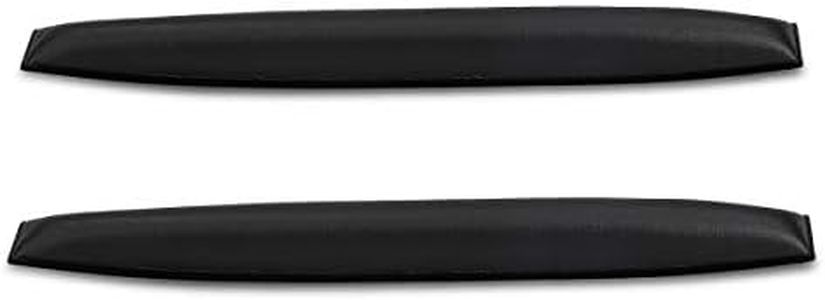 kwmobile Headband Cushion Pad Compatible with Sennheiser HD25 / HD25 Plus - Headphones PU Leather Cushion - Black