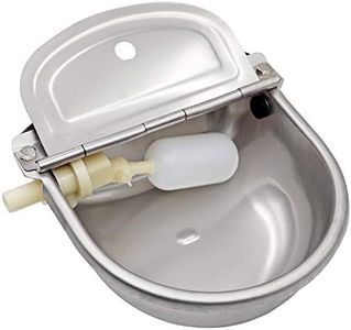 Stainless Steel Automatic Waterer Bowl Horse Cattle Goat Sheep Pig Dog Float Valve Water Trough Farm Supplies Livestocktool
