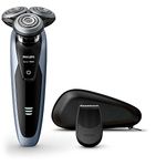 Philips Series 9000 Wet & Dry Men's Electric Shaver with Precision Trimmer (UK 2-Pin Bathroom Plug) - S9211/12