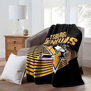 NORTHWEST NHL Pittsburgh Penguins 60" x 80" Raschel Throw Blanket