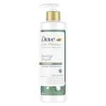 Dove Hair Therapy Lasting Length For Detangling & Smoothing Split Ends Shampoo Strengthening Shampoo for Damaged Hair with Rice Protein 400 ml