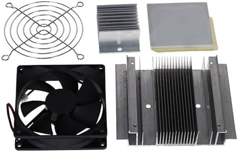 AZDelivery Kit de refrigeración para elementos Peltier – Disipador de calor y ventilador para refrigeración termoeléctrica – disipador de calor de aluminio, ventilador de 12 V, accesorios para