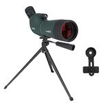 SVBONY SV28 Plus Angled Spotting Scopes, 20-60x60mm Spotting Scope with Tripod, IP65 Waterproof Fogproof Spotter Scope with Phone Adapter for Bird Watching Hunting Target Shooting Wildlife