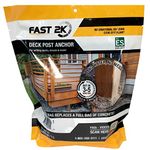 Fast 2K Deck Post Mix | Expanding Foam Concrete Alternative for Deck Post, Fence Post, Mailbox, & Playground Equipment Installs. Fast-Setting, Post Foam