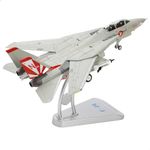 NUOTIE F-14 Tomcat 1/72 Metal DieCast Airplane Display Model US Navy VF-111 Sun Downers Miss Molly Pre-Built Model Collection or Gift