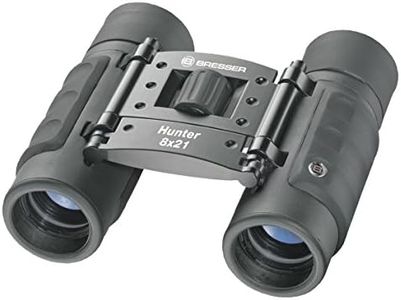 Bresser Fernglas Hunter 8x21 kompaktes Dachkant Fernglas, klein, leicht und ideal für Reisen, mit Mehrschichtvergütung und Dioptrienausgleich