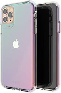 Gear4 ZAGG Crystal Palace Iridescent Compatible with iPhone 11 Pro Max Case, Advanced Impact Protection with Integrated D3O Technology, Anti-Yellowing, Phone Cover – Iridescent (702003725)