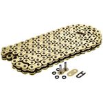 NICHE Gold 520 X-Ring Chain 120 Links With Connecting Master Link