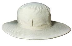 teknik Cotton Canvas Cricket Panama Hat Extra Wide Brim (Medium) Unisex Off-White