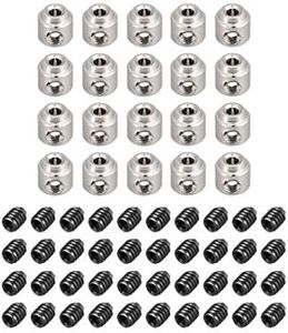 uxcell 20PCS RC Airplane Plane Landing Gear Wheel Stop Collar 2.1mm Shaft Hole Dia.