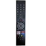 NEW Universal Remote Control RC43137P for Luxor Bush Digihome Finlux Electriq Smart TV, No Setup Required have Netflix/Youtube/Freeview Play/Prime Video button