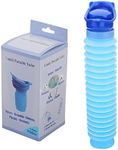 KkaFFe Adjustable Emergency Urinal 750ml, Portable Toilet for Car, Portable Mini Outdoor Camping Travel Shrinkable Personal Mobile Toilet Potty Pee Bottle for Kids Adult