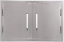 Bonfire Outdoor Kitchen Double Access Door, 30x19 Inch, 304 Stainless Steel, CBADD