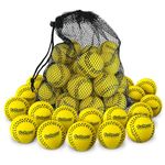 GoSports Mini Foam Baseballs for Pitching Machines and Batting Accuracy Training - 50 Pack