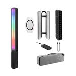 ZHIYUN FIVERAY F100 COMBO RGB LED Stick Light 100W Dimmable 2700K-6200K with Barn Door and Grids Softbox Built-in Lighting Effects