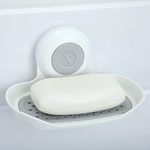 SlipX Solutions Patented On The Dot Suction Soap Saver in White